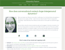 Tablet Screenshot of alexandrapaxton.com